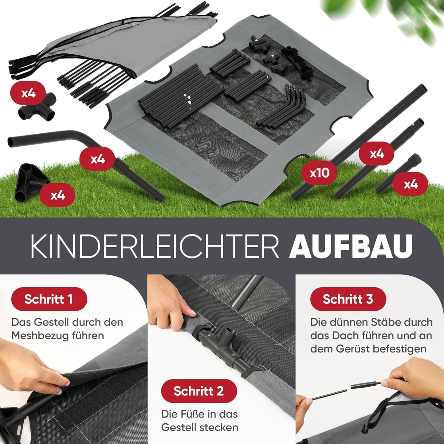 Haustier-Liege "Cool & Dry" - extra atmungsaktiv