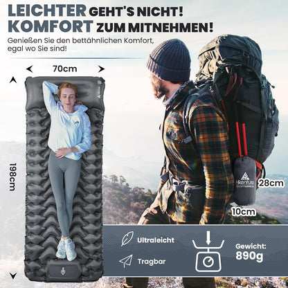 Outdoor Matratze "Luftbett"- federleicht & ultra-kompakt