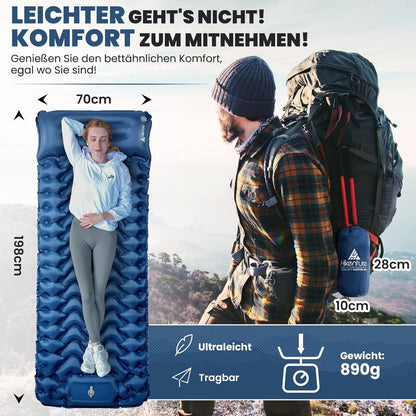 Outdoor Matratze "Luftbett"- federleicht & ultra-kompakt