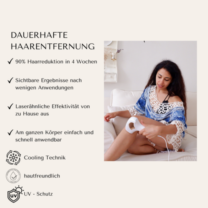 Removely IPL 4Plus - Lasergerät zur Haarentfernung