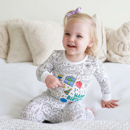 Kinder Pyjama (2-teiliges Set) zum Selbstbemalen