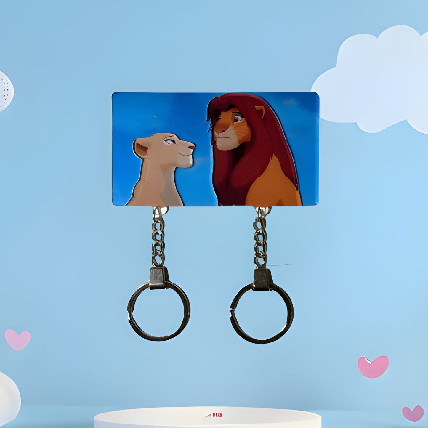 SchlüsselSchatz- Schlüsselhalter für Paare (handgemacht)