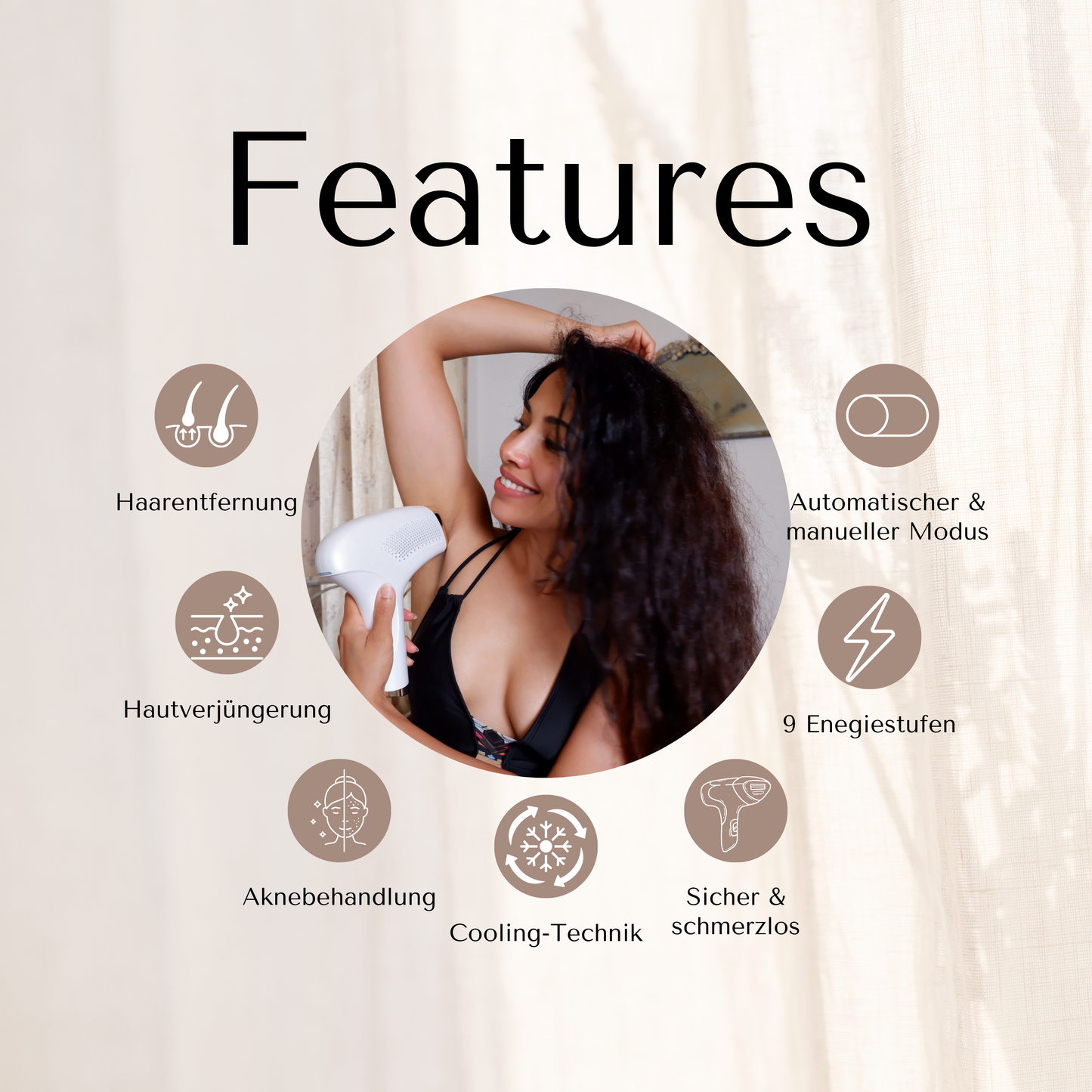 Removely IPL 4Plus - Lasergerät zur Haarentfernung