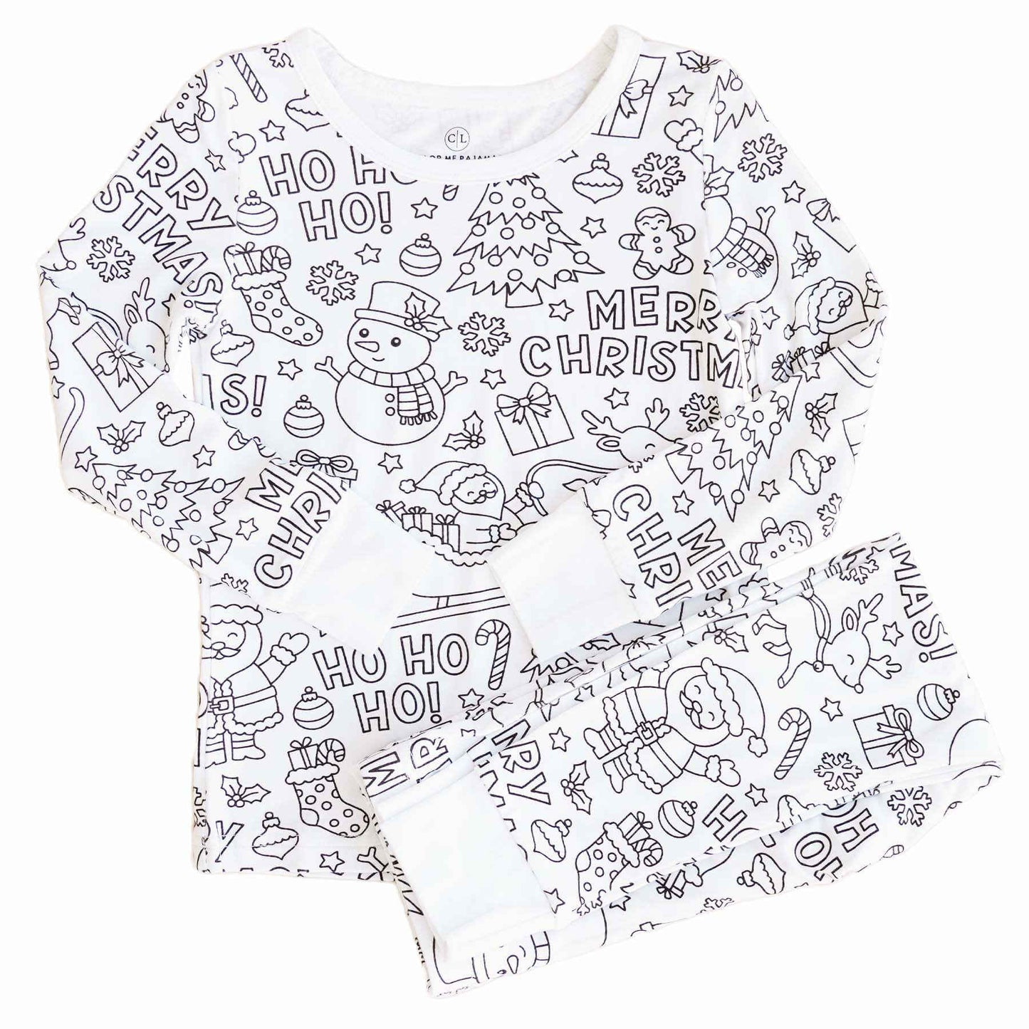 Kinder Pyjama (2-teiliges Set) zum Selbstbemalen