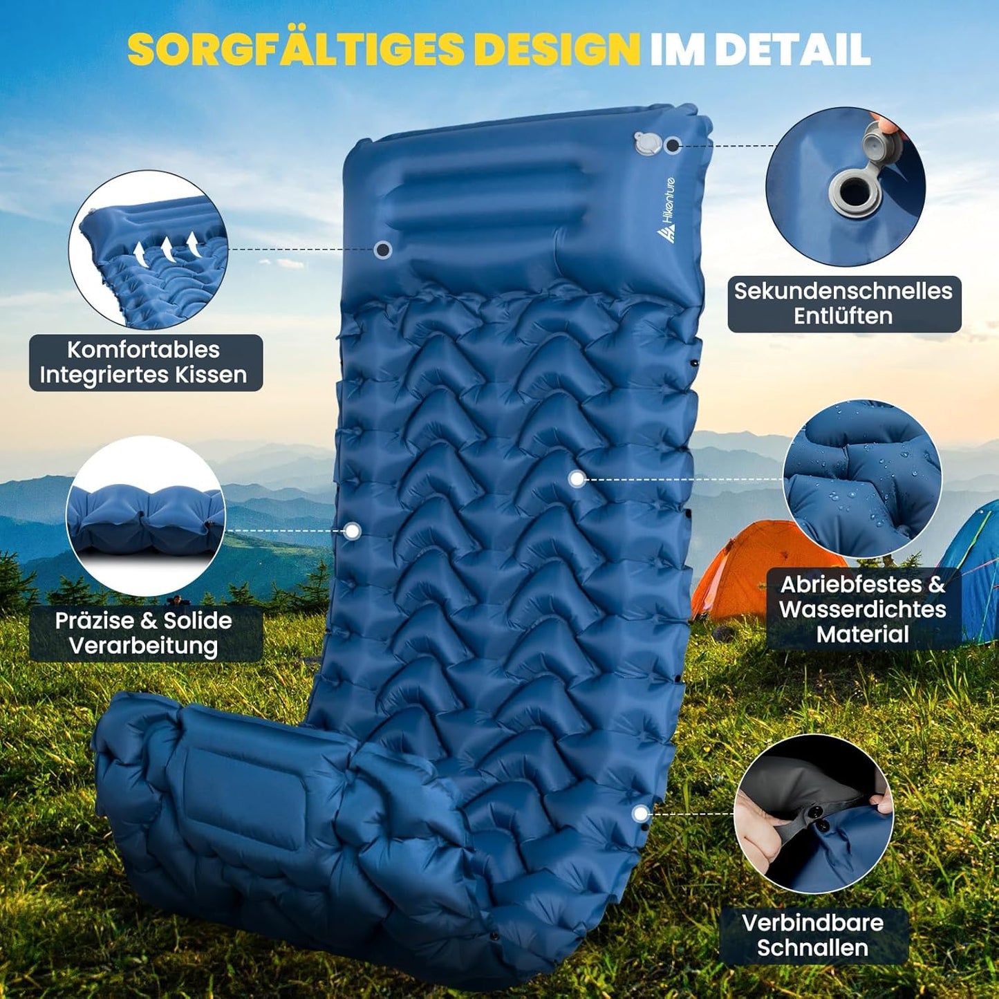 Outdoor Matratze "Luftbett"- federleicht & ultra-kompakt
