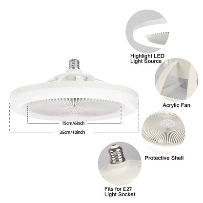 LED Lampen-Ventilator für Glühbirnenfassungen