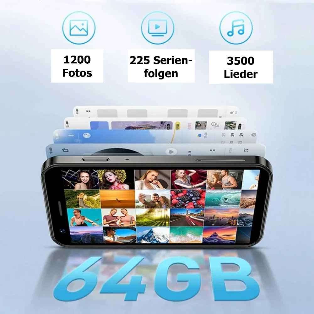 Mini Smartphone mit 4G, QuadCore, 64GB und Android 10