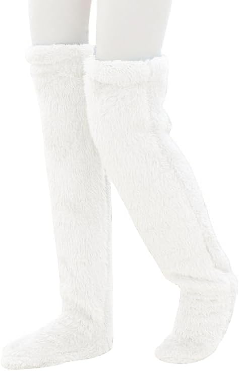 Extra-flauschige Overknee Socken