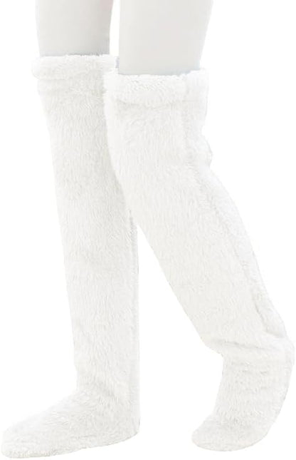 Extra-flauschige Overknee Socken
