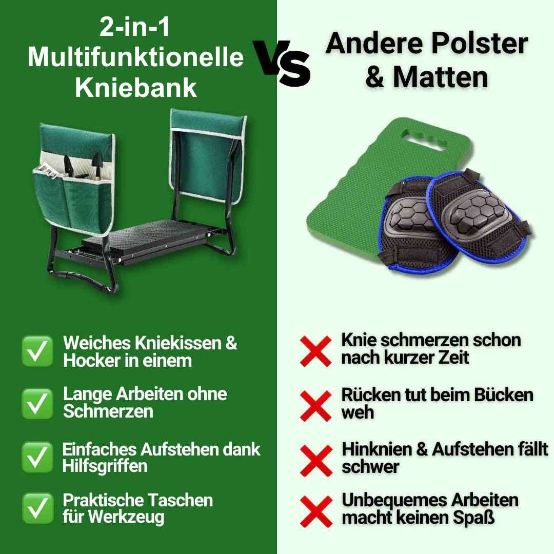 2-in-1 Multifunktionelle Kniebank