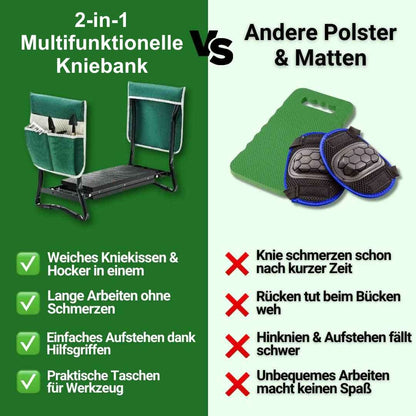 2-in-1 Multifunktionelle Kniebank
