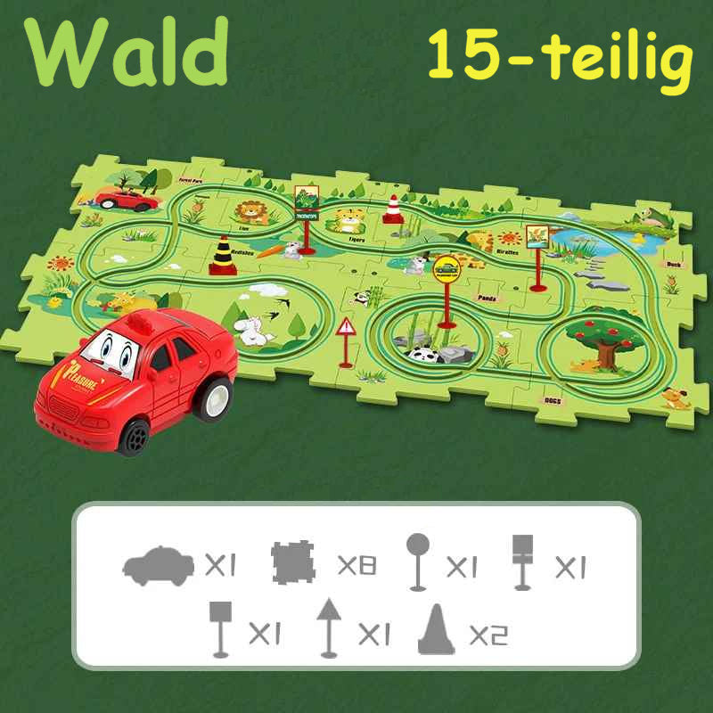 Kinder Auto Puzzlestrecke (Bildungsspiel)