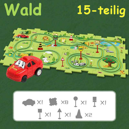 Kinder Auto Puzzlestrecke (Bildungsspiel)