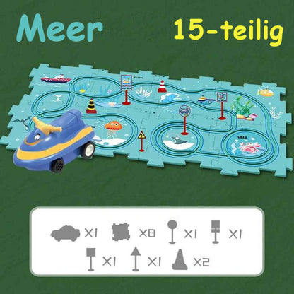 Kinder Auto Puzzlestrecke (Bildungsspiel)