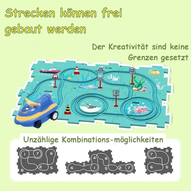 Kinder Auto Puzzlestrecke (Bildungsspiel)