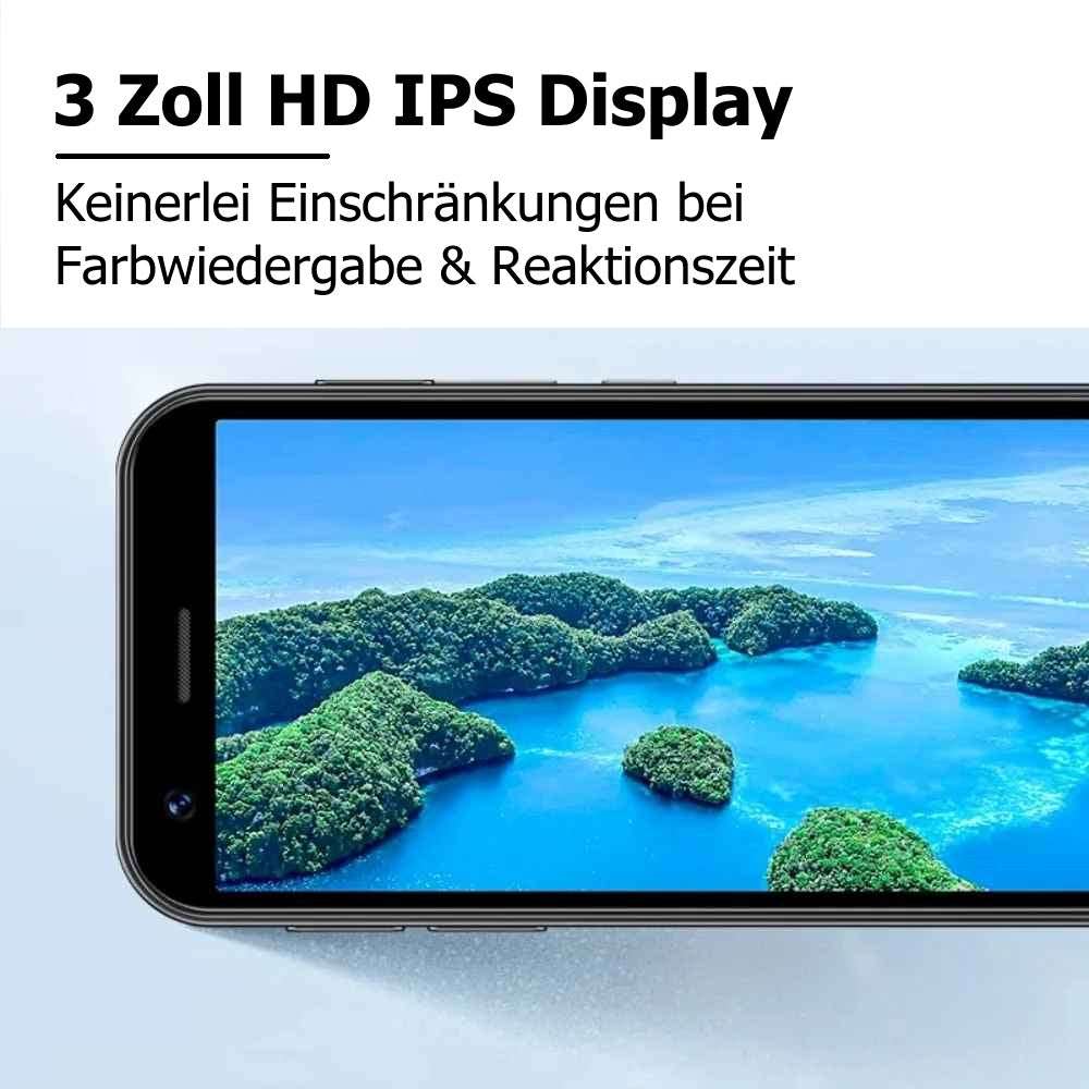 Mini Smartphone mit 4G, QuadCore, 64GB und Android 10