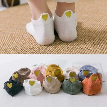 Bestickte Socken im Cartoon-Design (10 Paar Sets)