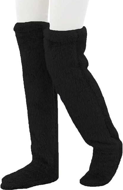 Extra-flauschige Overknee Socken