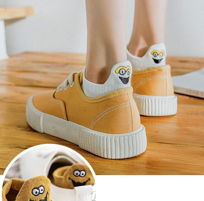 Bestickte Socken im Cartoon-Design (10 Paar Sets)