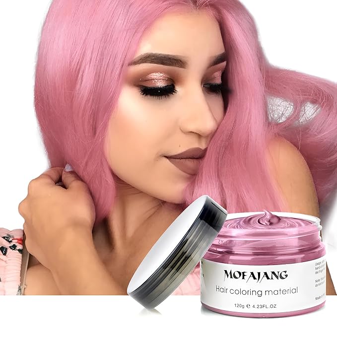 Coloriertes Haarwachs