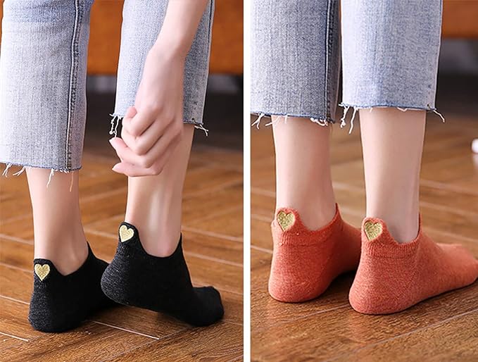 Bestickte Socken im Cartoon-Design (10 Paar Sets)