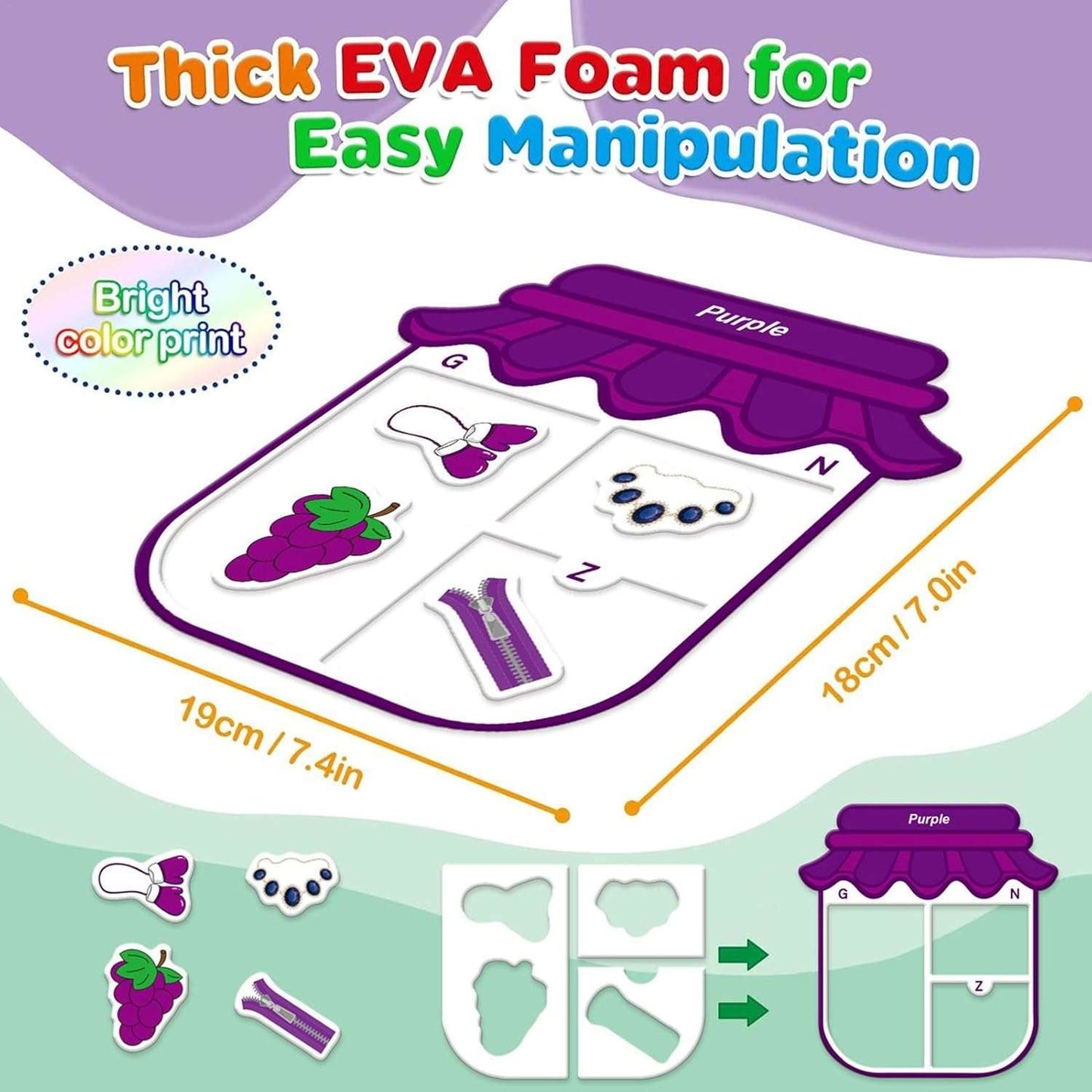 Magnet-Puzzle für Kinder (Intelligenzspielzeug)