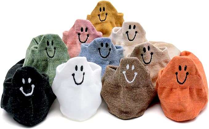 Bestickte Socken im Cartoon-Design (10 Paar Sets)