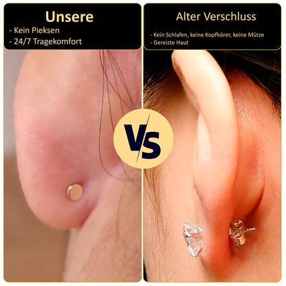 Ohrstecker mit flacher Rückseite