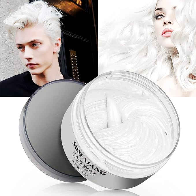 Coloriertes Haarwachs