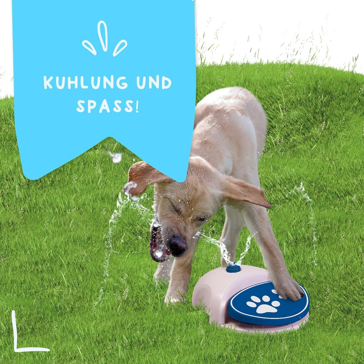 Spiel-Wasserfontäne für Hunde