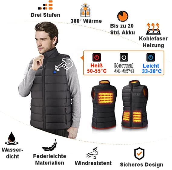 Beheizbare Funktionskleidung