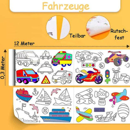 Mal-Rollen für Kinder