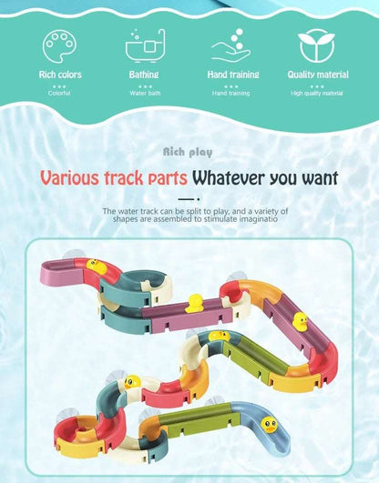 Kinder Spielzeug-Rutsche (34-teiliges Bauset)