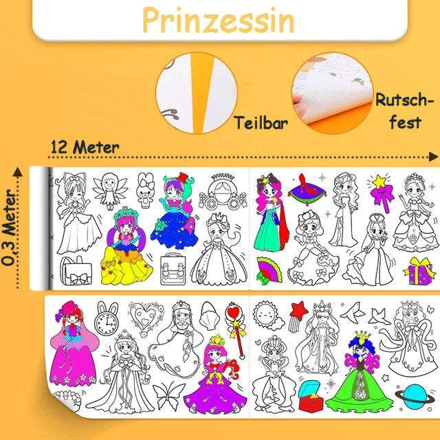 Mal-Rollen für Kinder