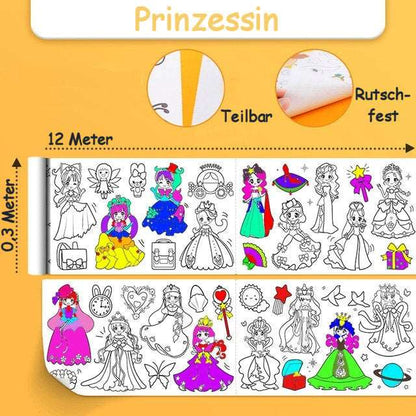 Mal-Rollen für Kinder