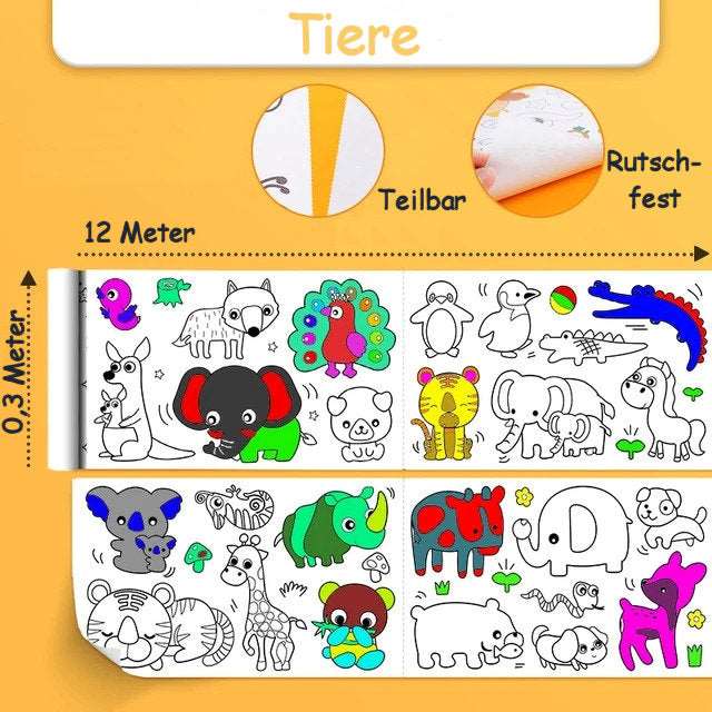 Mal-Rollen für Kinder