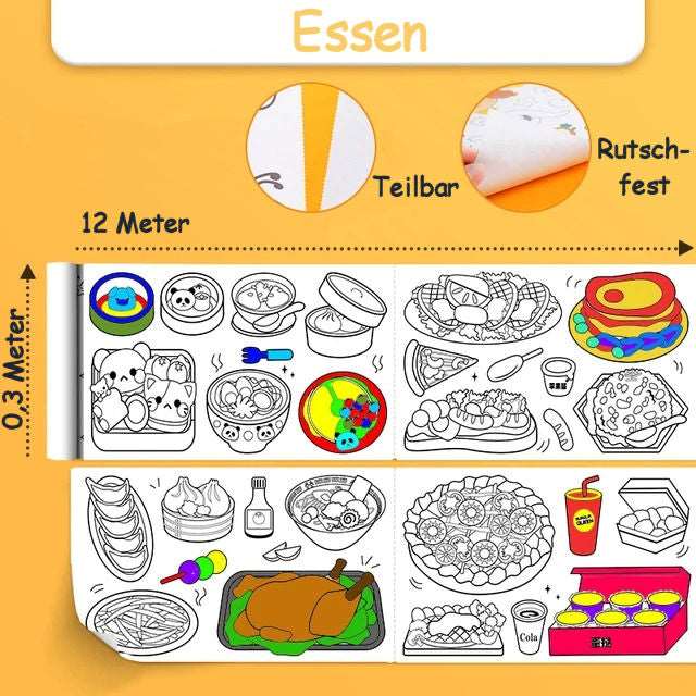 Mal-Rollen für Kinder