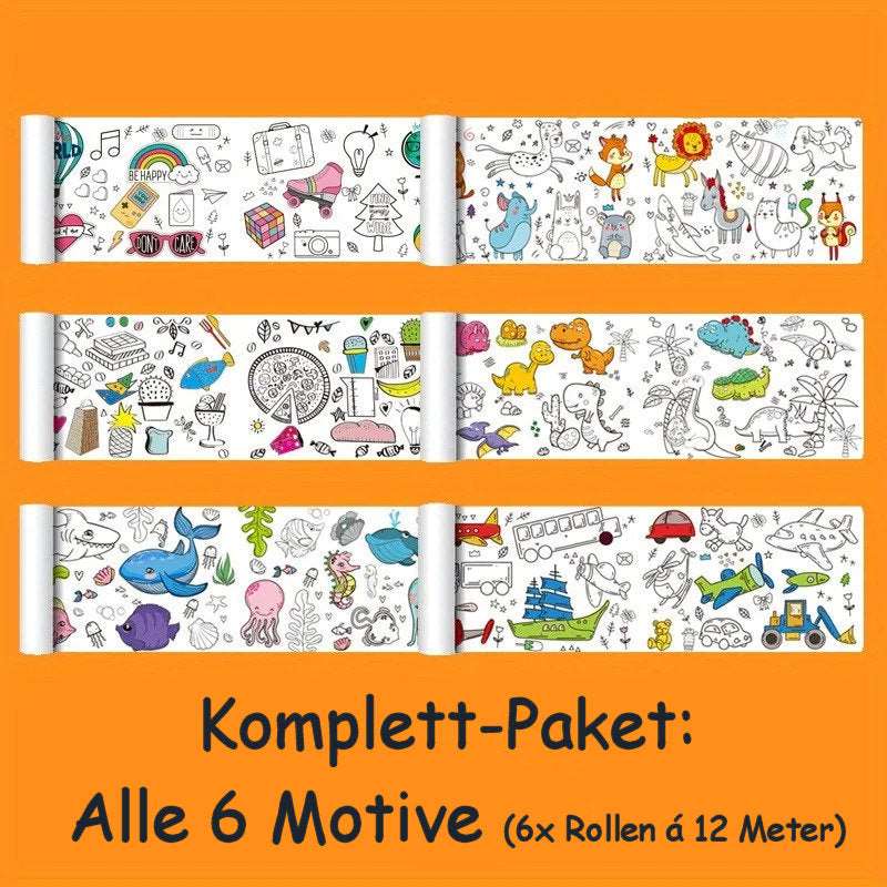 Mal-Rollen für Kinder