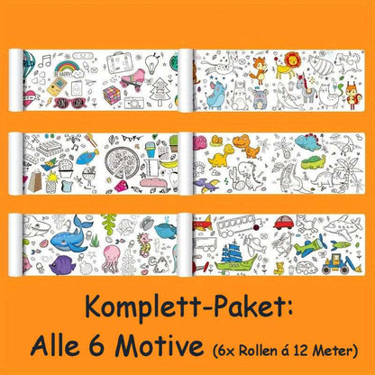 Mal-Rollen für Kinder