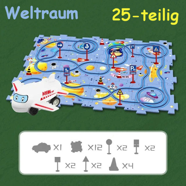 Kinder Auto Puzzlestrecke (Bildungsspiel)