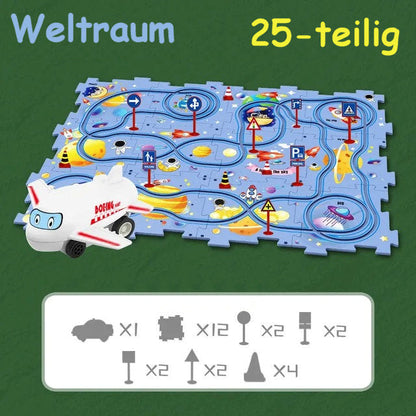 Kinder Auto Puzzlestrecke (Bildungsspiel)