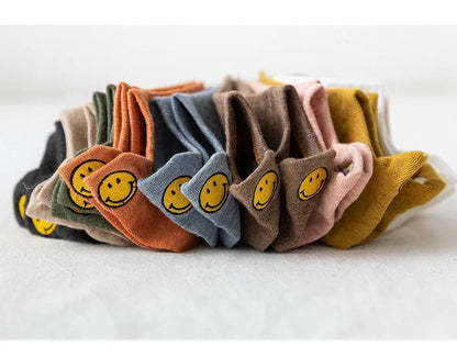 Bestickte Socken im Cartoon-Design (10 Paar Sets)