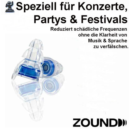 Zound® - Ohrschutz für Nachtclubs & Konzerte