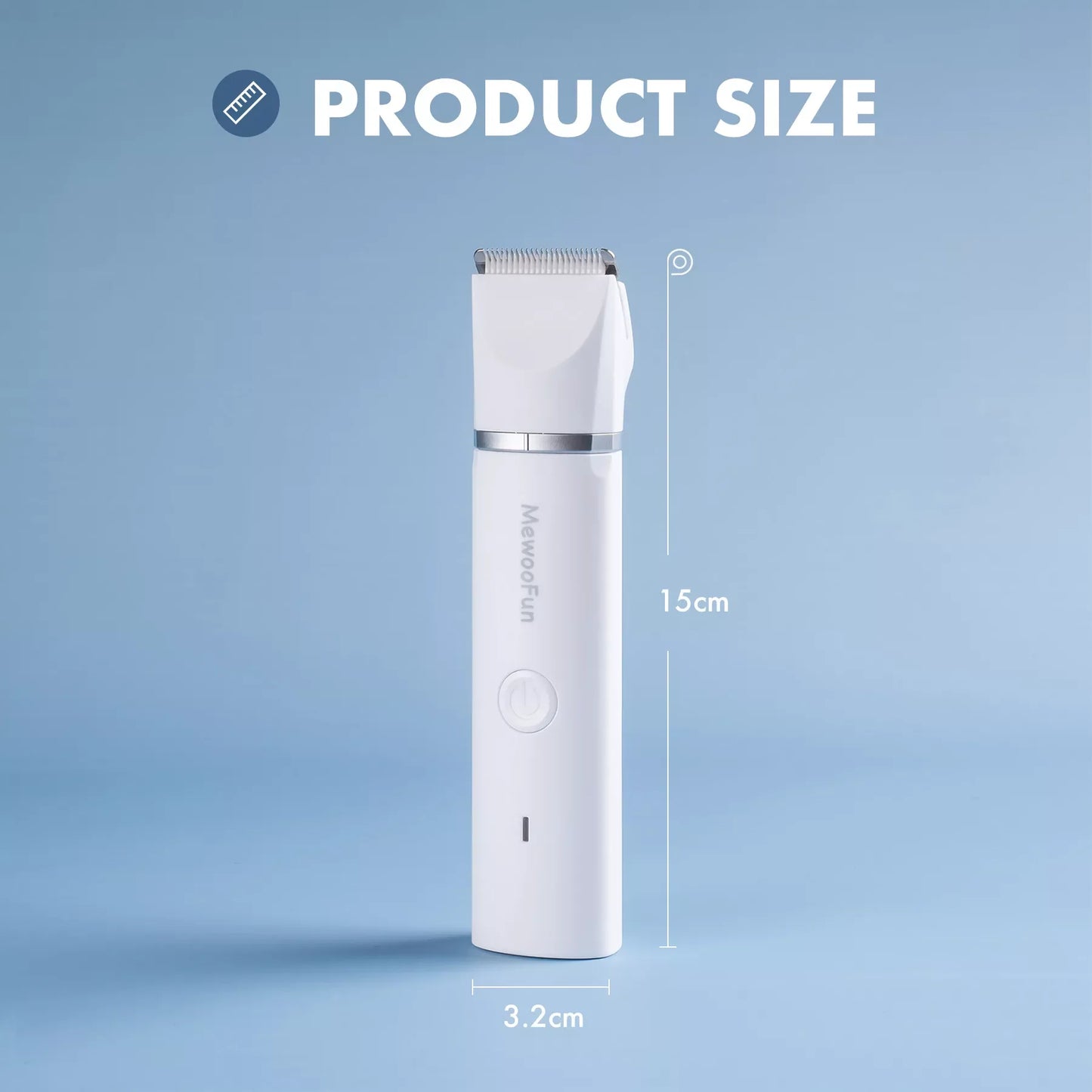 4-in-1 Felltrimmer Set mit Keramikklingen