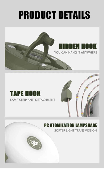 Portable Ambiente-Lichterkette (wasserdicht)