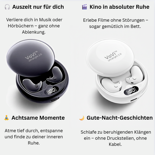 VoVi™ ultralight 2.0 - unsichtbare Kopfhörer