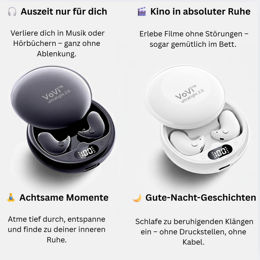 VoVi™ ultralight 2.0 - unsichtbare Kopfhörer