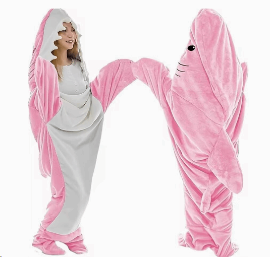 Anzug im lustigen Hai-Design (Übergröße)