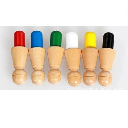 Memory-Schach (Holz-Brettspiel)