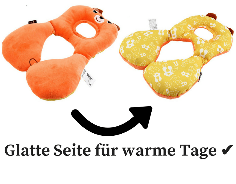 U-Kissen zur Kopf- und Nackenstütze